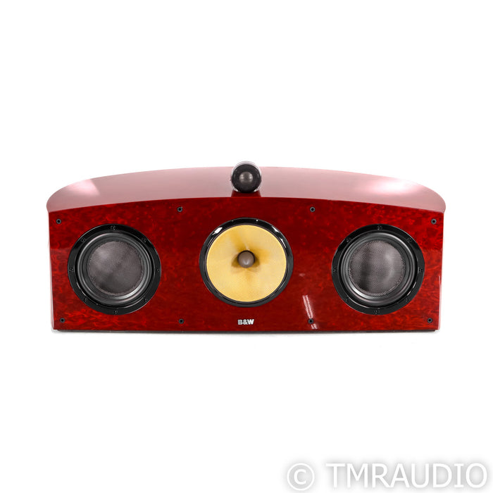 B&W Signature HTM Center Channel Speaker; Red Birdseye