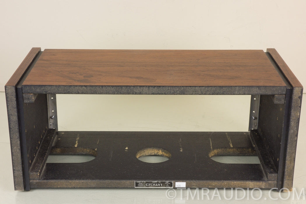 Crown Oiled Walnut Amplifier Cabinet for DC300a and others