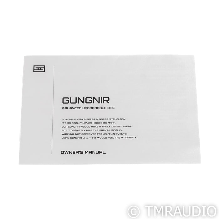 Schiit Audio Gungnir DAC; D/A Converter; Unison USB
