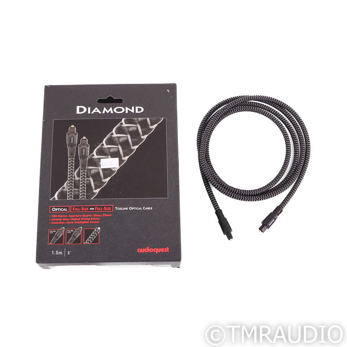 AudioQuest Diamond TOSLINK Optical Cable; 1.5m Digital Interconnect