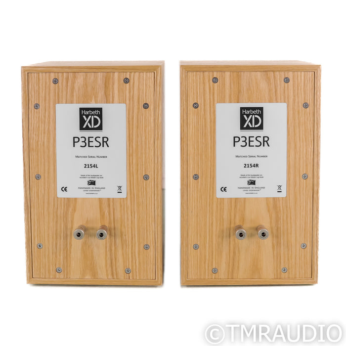 Harbeth P3ESR XD Bookshelf Speakers; Olive Ash Pair (Open Box)