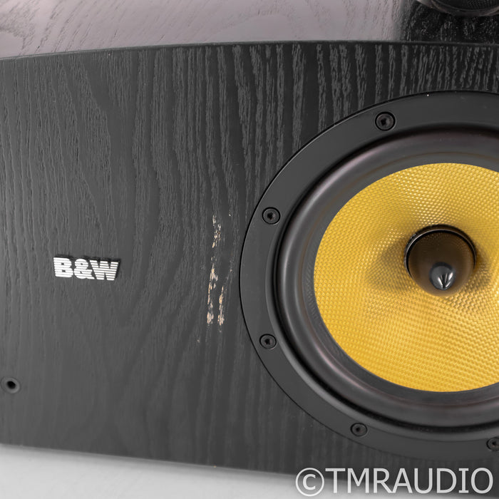 B&W Nautilus HTM2 Center Channel Speaker; Black Ash