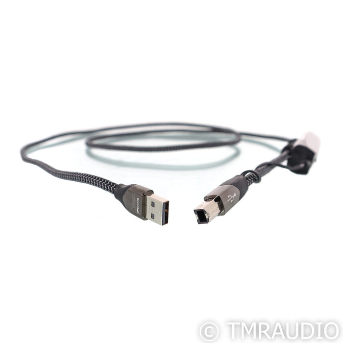 AudioQuest Diamond USB Cable; 1.5m Digital Interconnect; 72v DBS