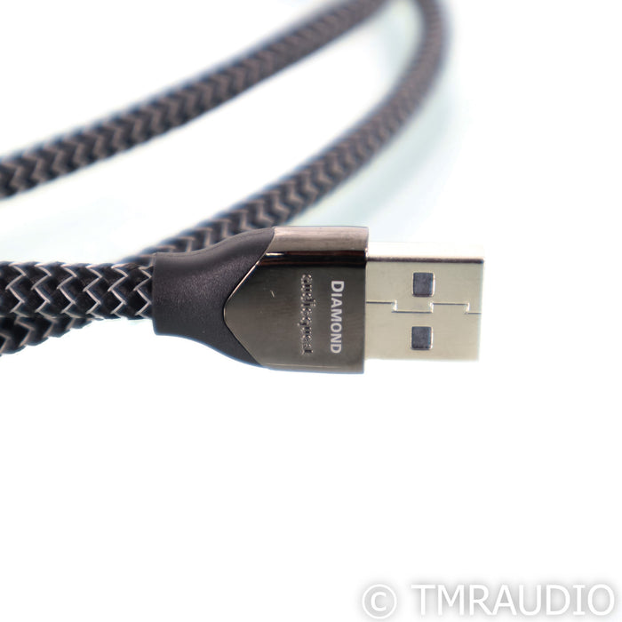 AudioQuest Diamond USB Cable; 1.5m Digital Interconnect; 72v DBS