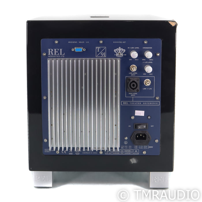 REL T/9i 10" Powered Subwoofer; Piano Black (No Grill)