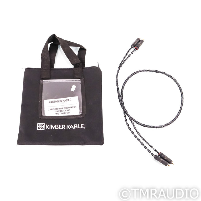 Kimber Kable Carbon Stereo RCA Cable; 1m Pair Interconnects