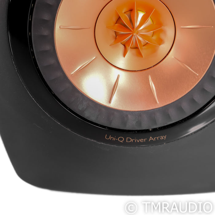 KEF LS50 Bookshelf Speakers; Black Pair