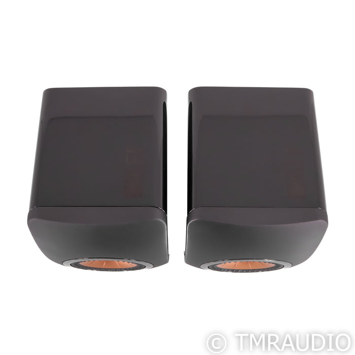 KEF LS50 Bookshelf Speakers; Black Pair