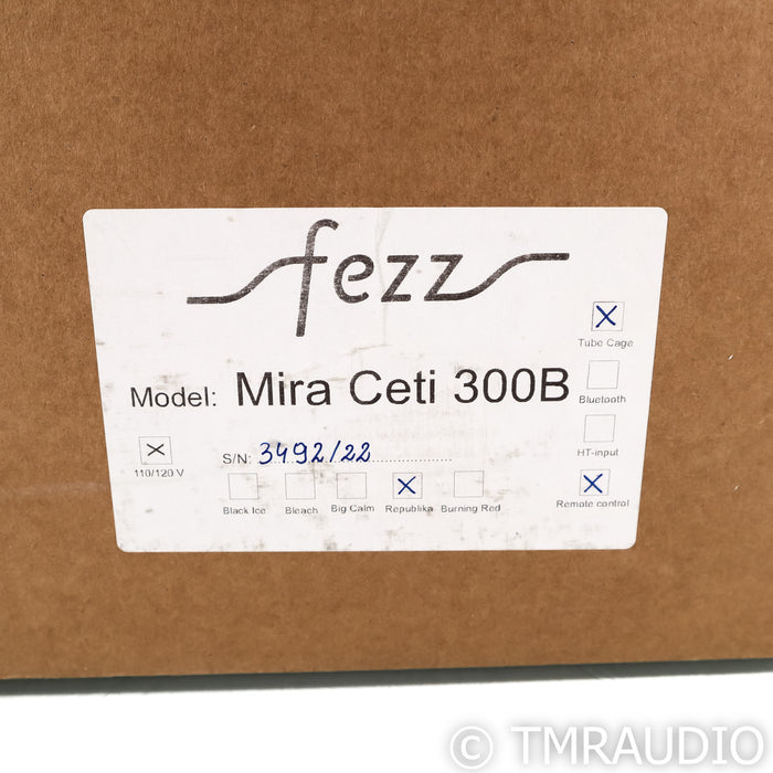Fezz Audio Mira Ceti 300B Stereo Tube Integrated Amplifier; Republica (Unused w/ warranty)