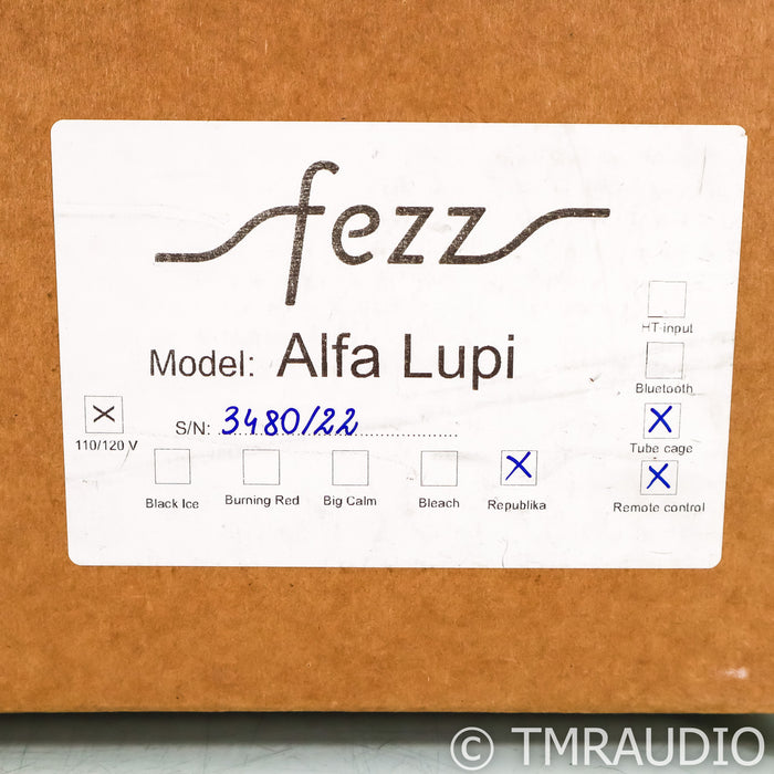 Fezz Audio Alpha Lupi Stereo Tube Integrated Amplifier; Republika; Legacy (Unused w/ warranty)