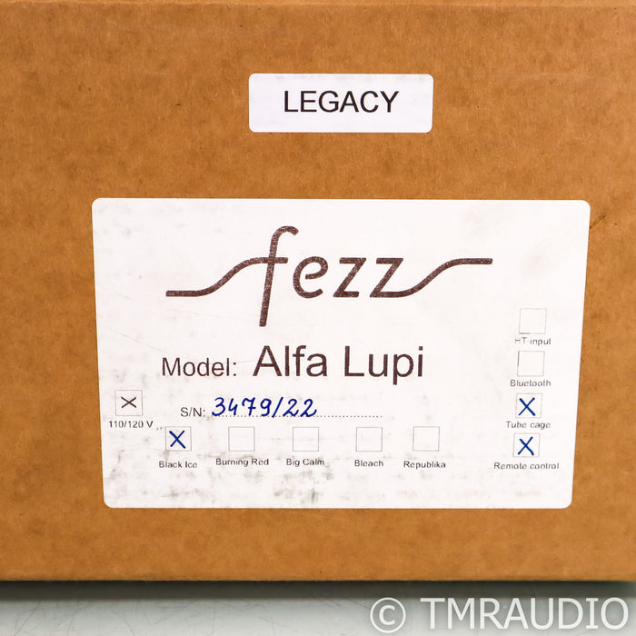 Fezz Audio Alpha Lupi Stereo Tube Integrated Amplifiier; Black Ice; Legacy (Unused w/ warranty)