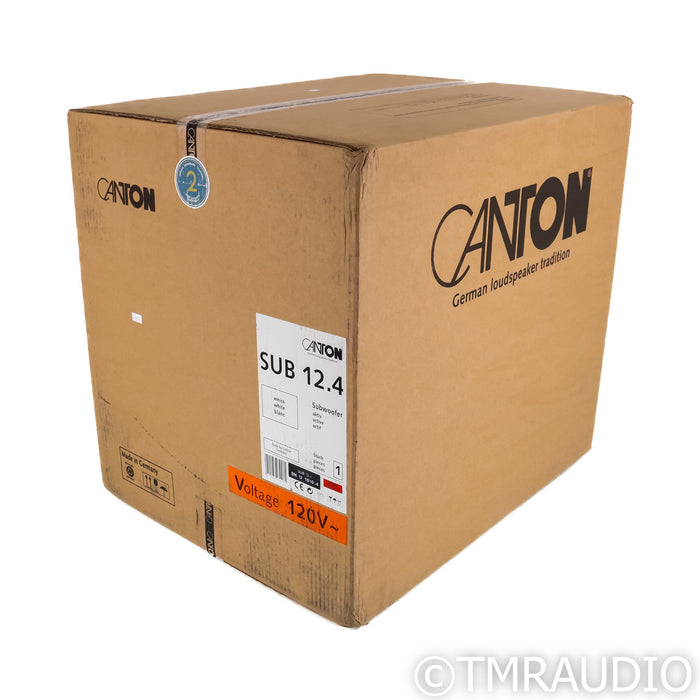 Canton SUB 12.4 12" Powered Subwoofer; White (Unused w/ warranty)