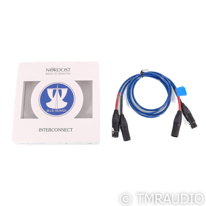 Nordost Leif Blue Heaven XLR Cables; 1m Pair Balanced Interconnects