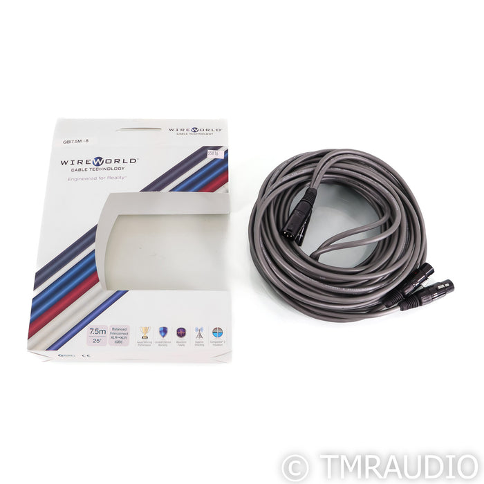 WireWorld Equinox 8 XLR Cables; 7.5m Pair Interconnects