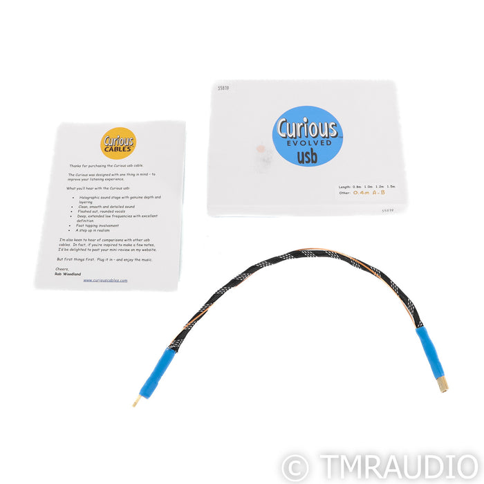 Curious Cable Evolved USB Cable; 0.4m Digital Interconnect