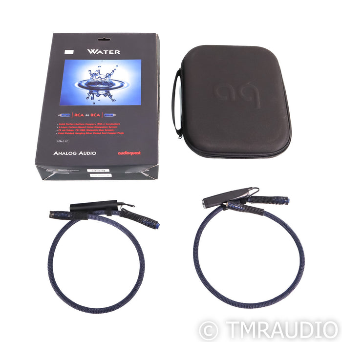 AudioQuest Water RCA Cables; .75m Pair Interconnect