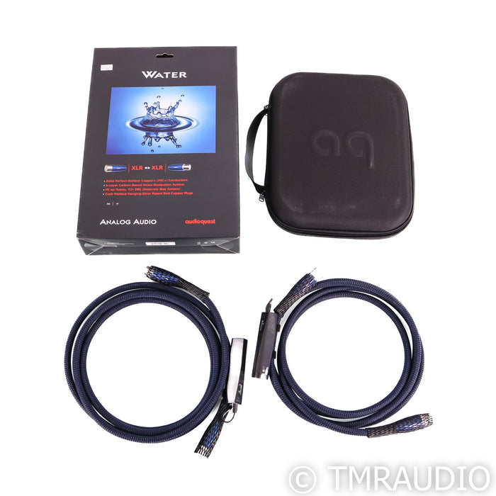 AudioQuest Water XLR Cables; 3m Pair Balanced Interconnect