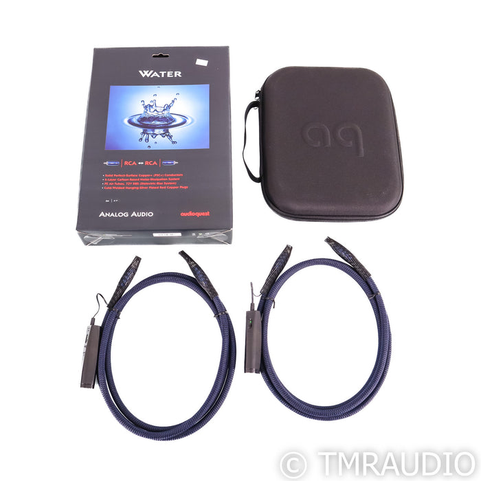 AudioQuest Water RCA Cables; 2m Pair Interconnect