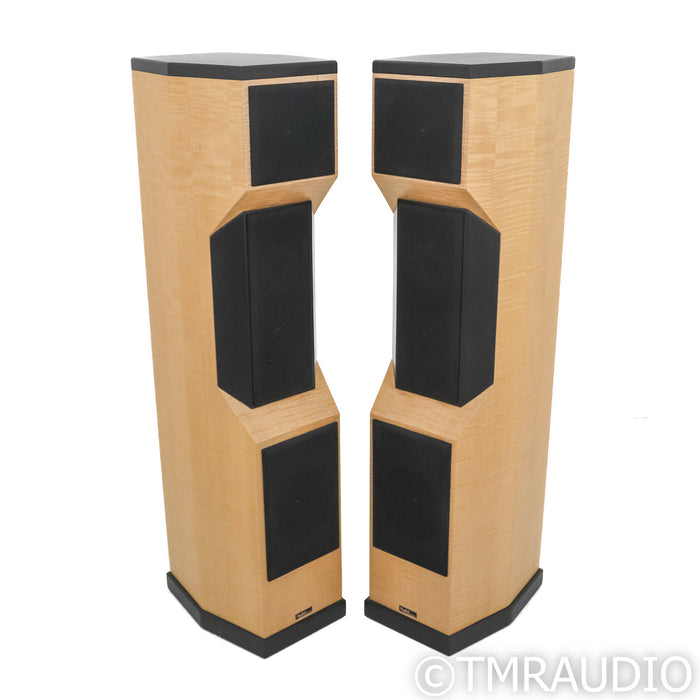 Tyler Acoustics D2 Floorstanding Speakers; White Oak Pair