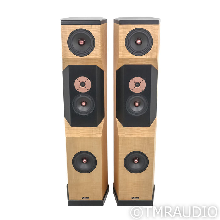 Tyler Acoustics D2 Floorstanding Speakers; White Oak Pair