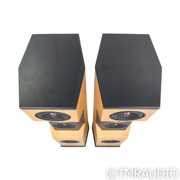 Tyler Acoustics D2 Floorstanding Speakers; White Oak Pair