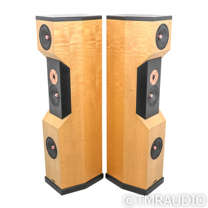Tyler Acoustics D2 Floorstanding Speakers; White Oak Pair