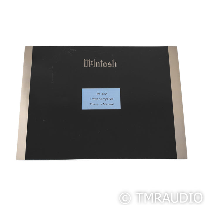 McIntosh MC152 Stereo Power Amplifier; MC-152