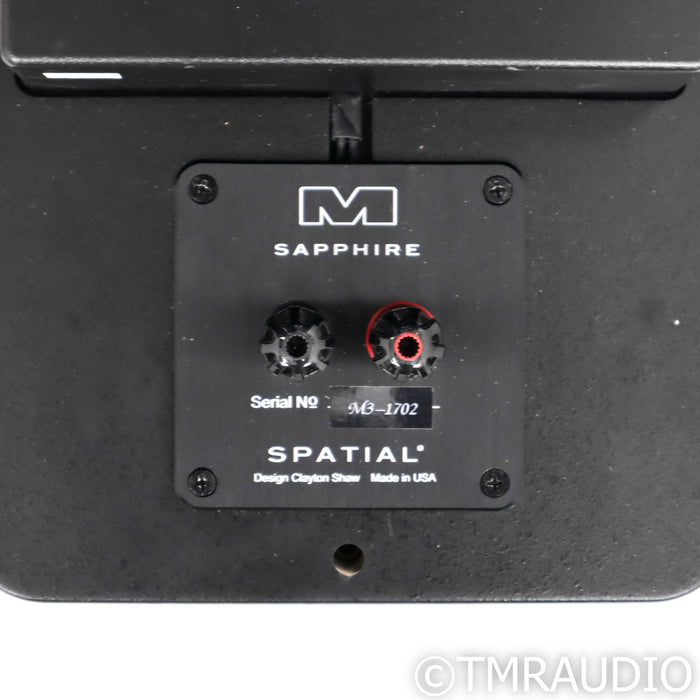 Spatial Audio M3 Sapphire Open Baffle Floorstanding Speakers; Graphite Pair