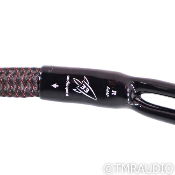 AudioQuest Rocket 33 Speaker Cables; 8ft Pair