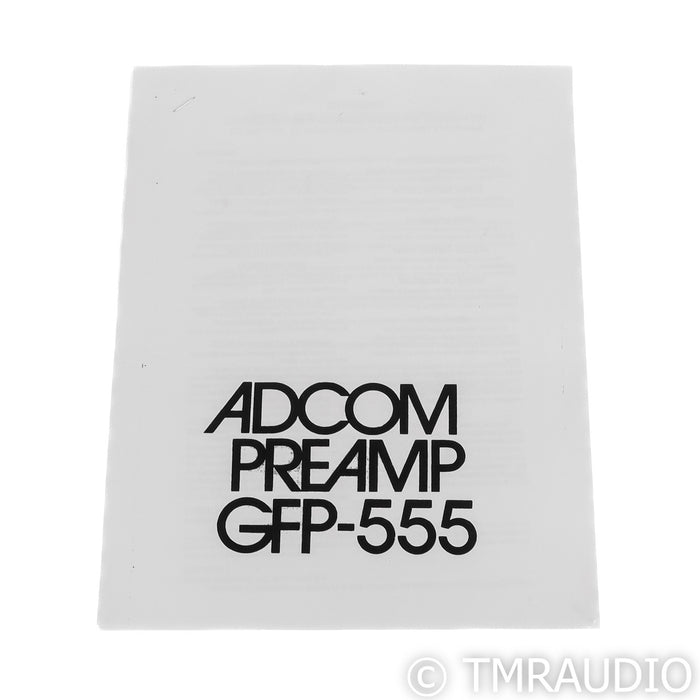 ADCOM GFP-555 Stereo / Mono Preamplifier; MM Phono