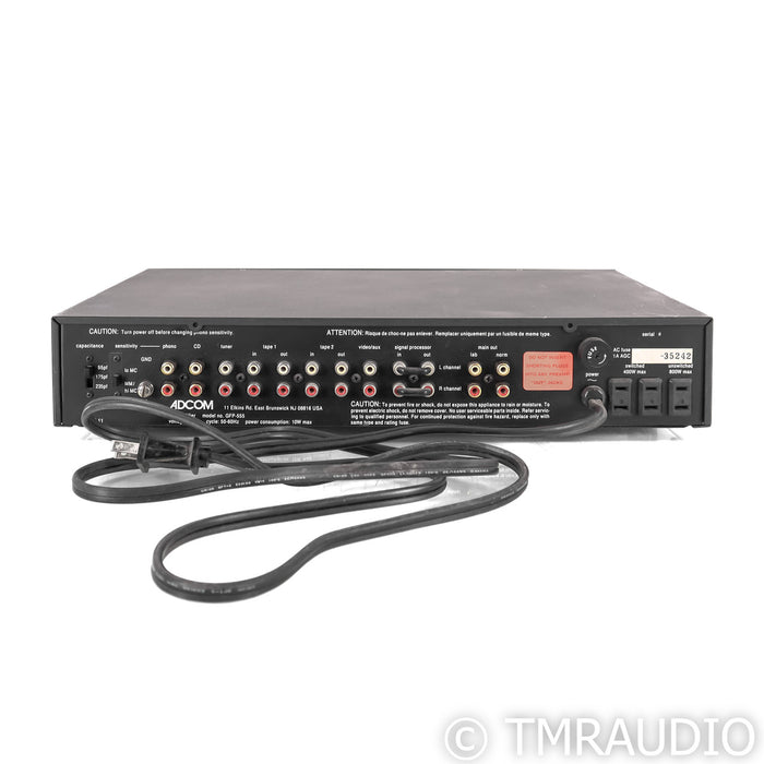 ADCOM GFP-555 Stereo / Mono Preamplifier; MM Phono