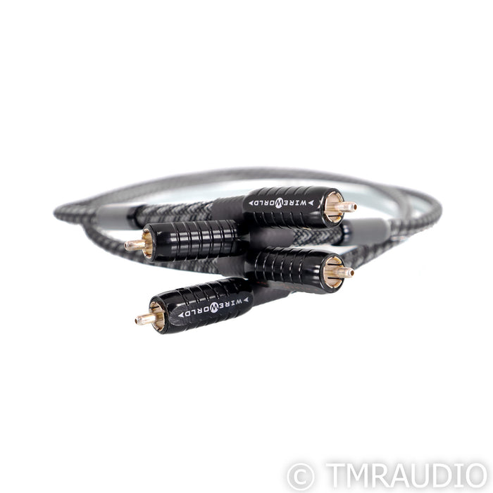 WireWorld Silver Eclipse 8 RCA Cables; 1m Pair Interconnects