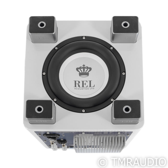 REL T/5x 8" Powered Subwoofer; Piano White