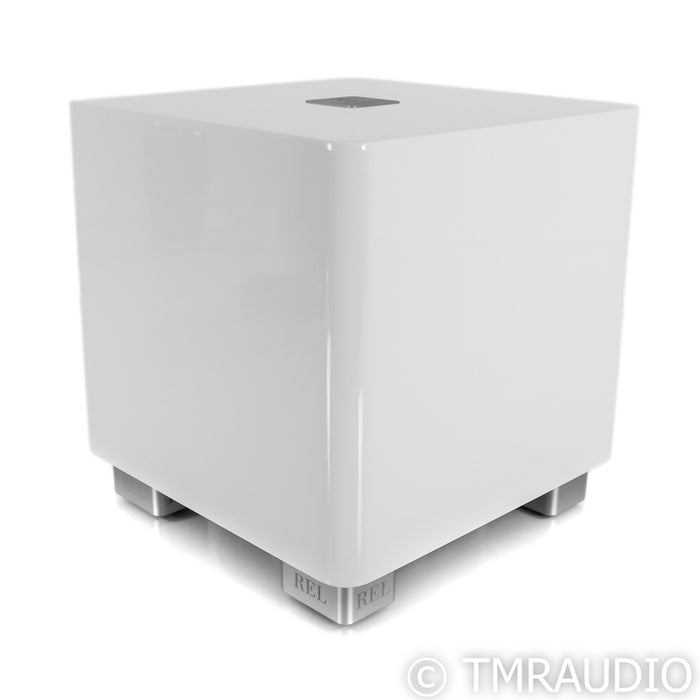 REL T/5x 8" Powered Subwoofer; Piano White