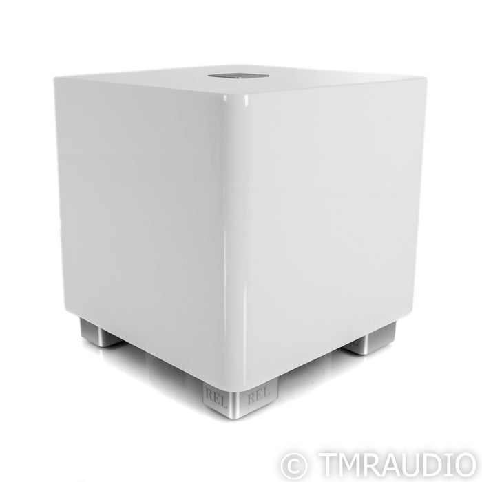 REL T/5x 8" Powered Subwoofer; Piano White