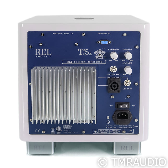 REL T/5x 8" Powered Subwoofer; Piano White