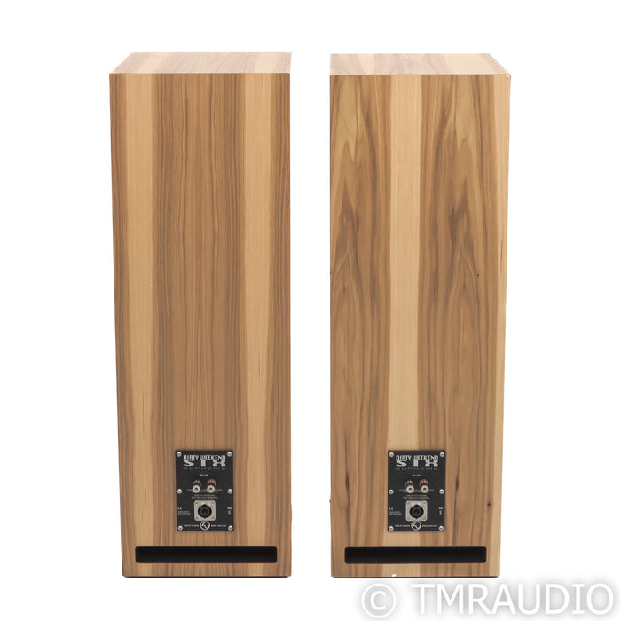 Zu Audio Dirty Weekend Six Supreme Floorstanding Speakers; Hickory Pair; DW6