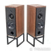 ATC SCM50P Bookshelf Speakers; Walnut Pair w/ Stands (Open Box)