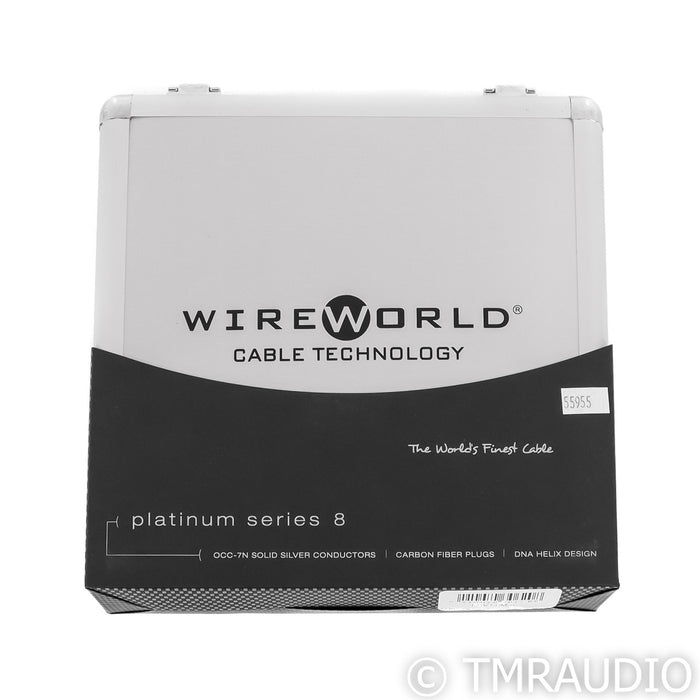 WireWorld Platinum Starlight 8 Digital Coaxial Cable; Single 1m Interconnect; 75 ohm; PSV (New)