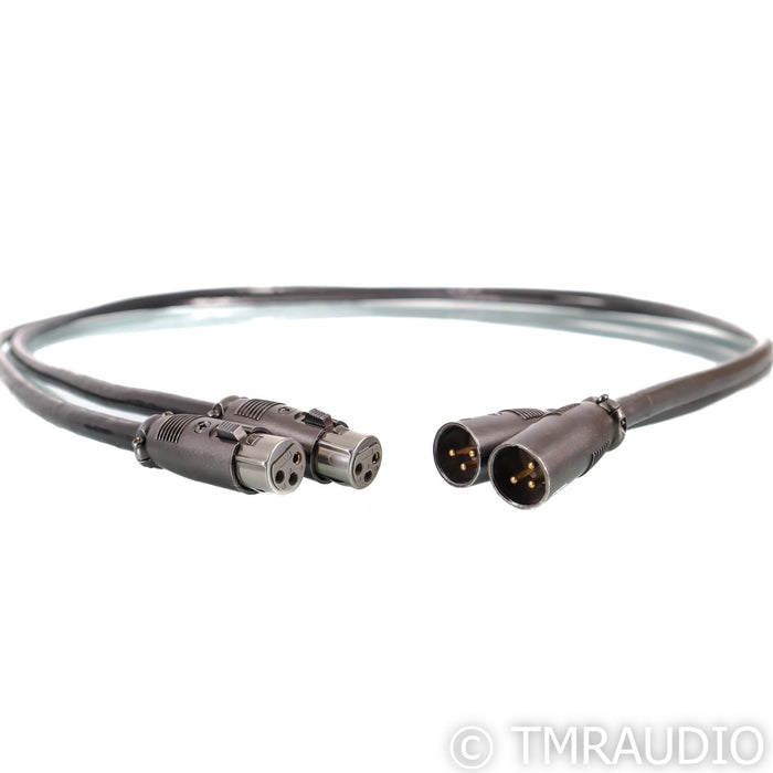 AudioQuest Diamond Hyperlitz X3 XLR Cables; 5ft Pair Balanced Interconnects