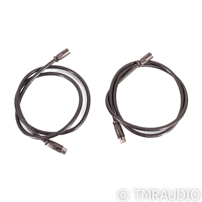 AudioQuest Diamond Hyperlitz X3 XLR Cables; 5ft Pair Balanced Interconnects