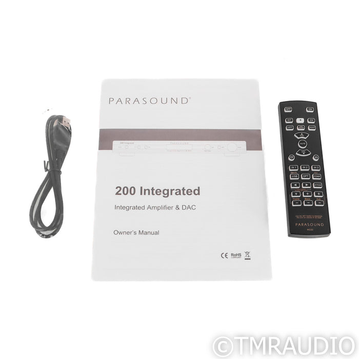Parasound 200 Integrated 2.1 Channel Integrated Amplifier; USB; DAC