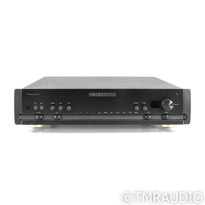 Parasound Halo P6 2.1 Channel Preamplifier; MM / MC Phono; USB