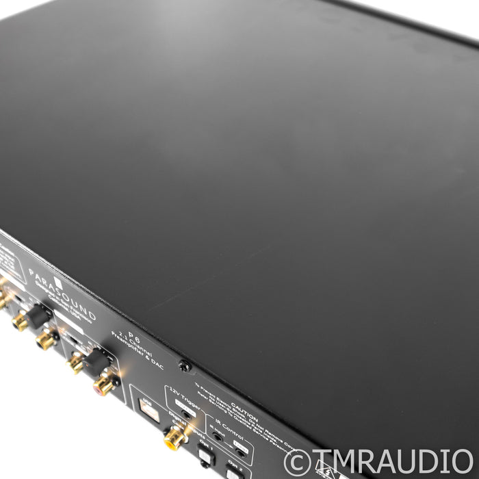 Parasound Halo P6 2.1 Channel Preamplifier; MM / MC Phono; USB
