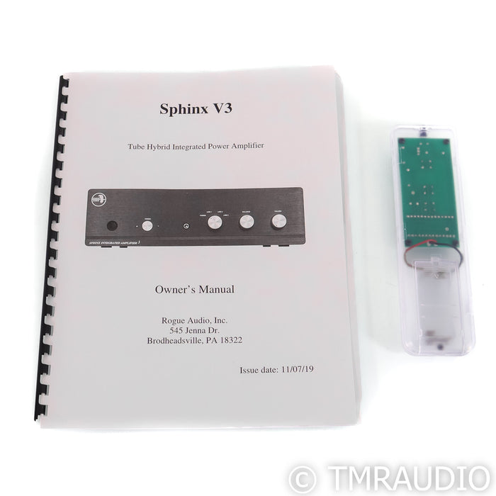 Rogue Audio Sphinx V3 Stereo Tube Hybrid Integrated Amplifier