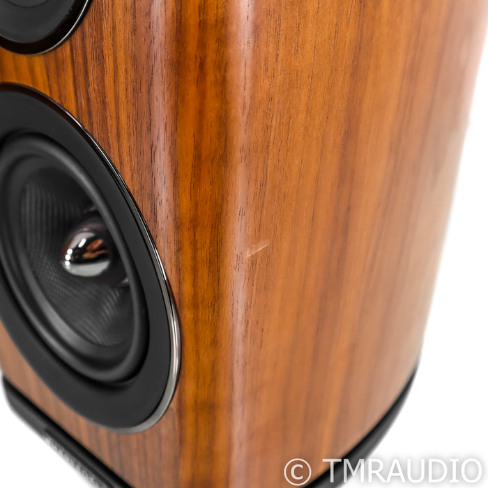 Wharfedale EVO4.1 Bookshelf Speakers; Walnut Pair (Demo w/ Warranty)