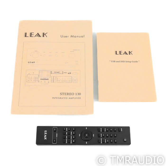 Leak Stereo 130 Stereo Integrated Amplifier; DAC; USB; MM Phono; Walnut Cabinet