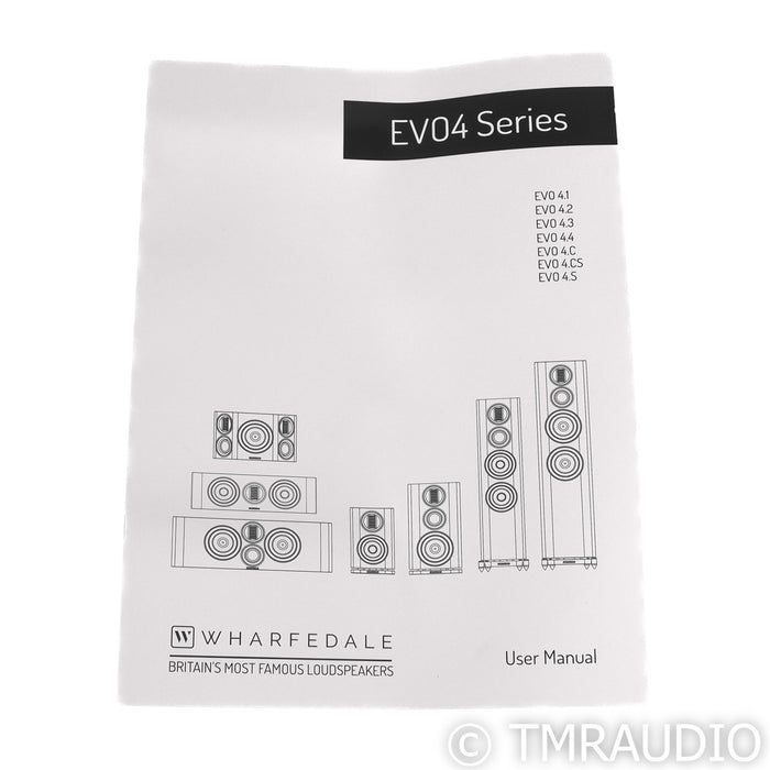 Wharfedale EVO 4.2 Bookshelf Speakers; Black Pair