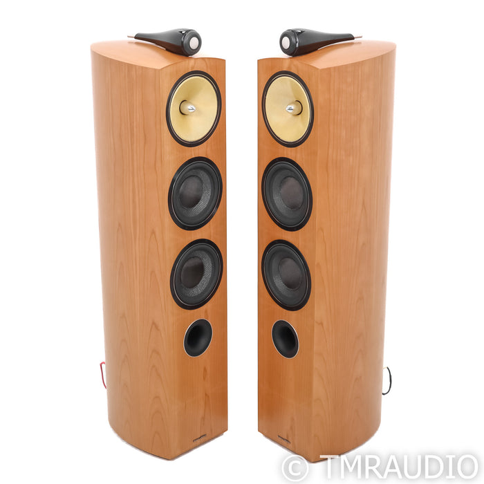 B&W 804 D2Floorstanding Speakers; Cherry Pair