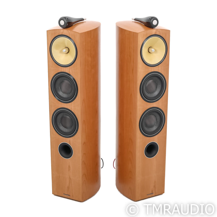 B&W 804 D2Floorstanding Speakers; Cherry Pair